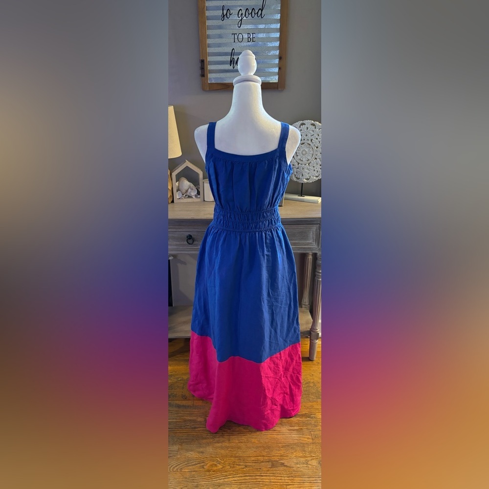 Loft ColorBlock Midi Dress - Picture 3 of 6